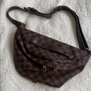 Checkered belt bag/bumbag
